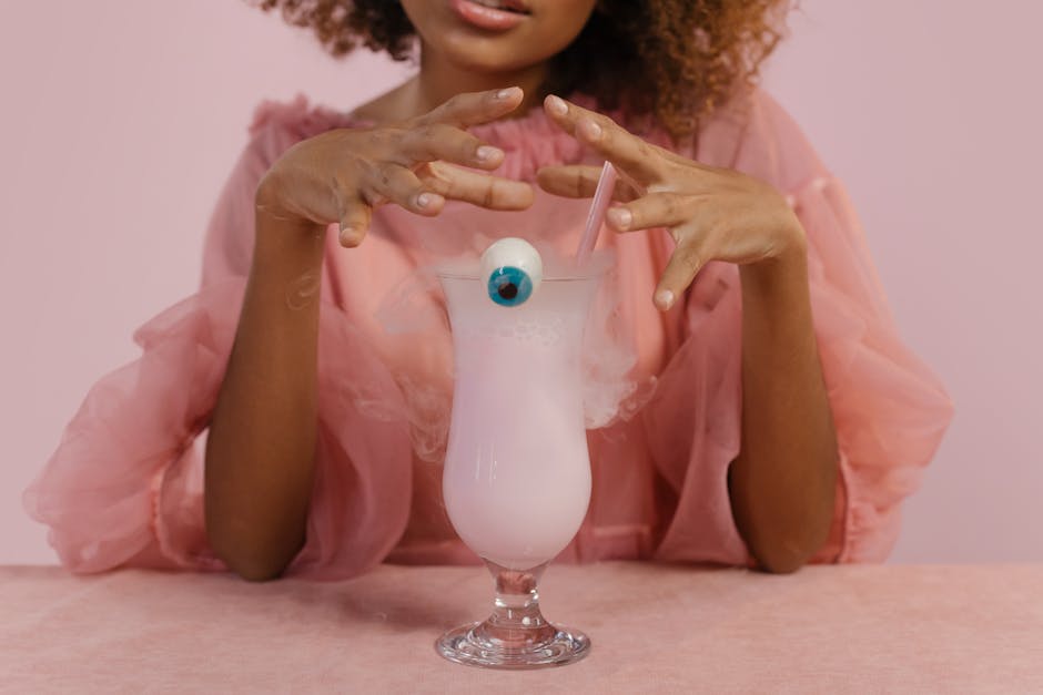 Øyeball-tini (Halloween-cocktail)