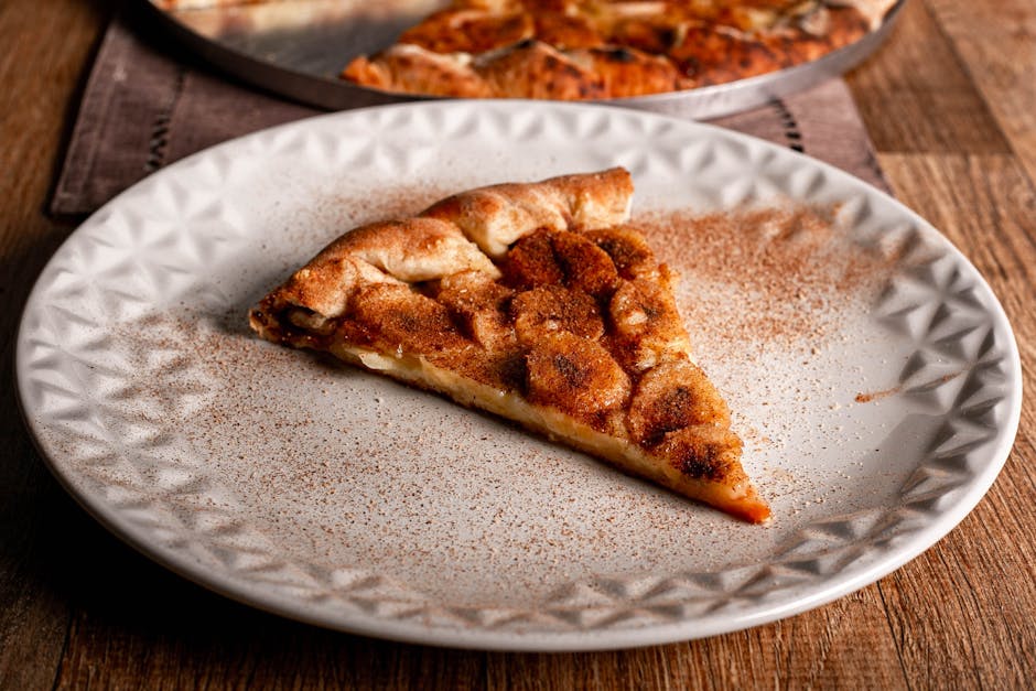 Eplepizza med mascarpone og pekannøtter