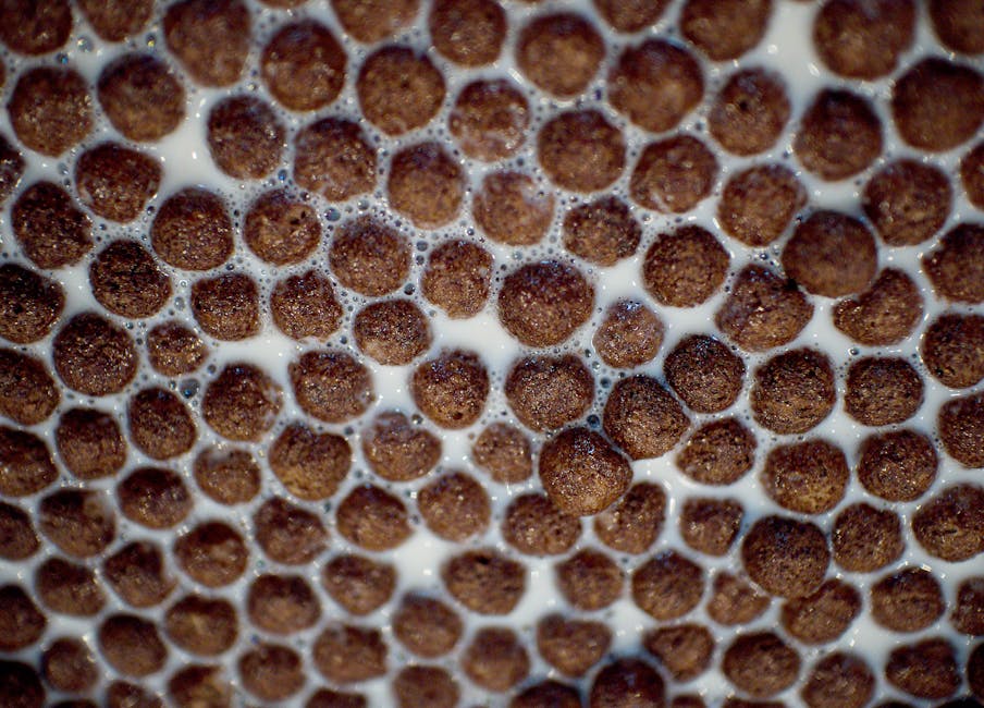 Sjokoladetrekkede frokostblandinger