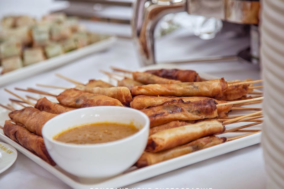 Sprø reke-lumpia med chipotle-aioli