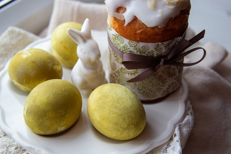 Eggkaker med sitronkrem og glasur