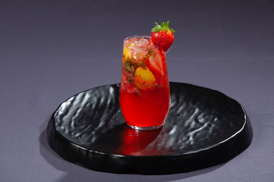 Jordbær- og basilikumdaiquiri med balsamico