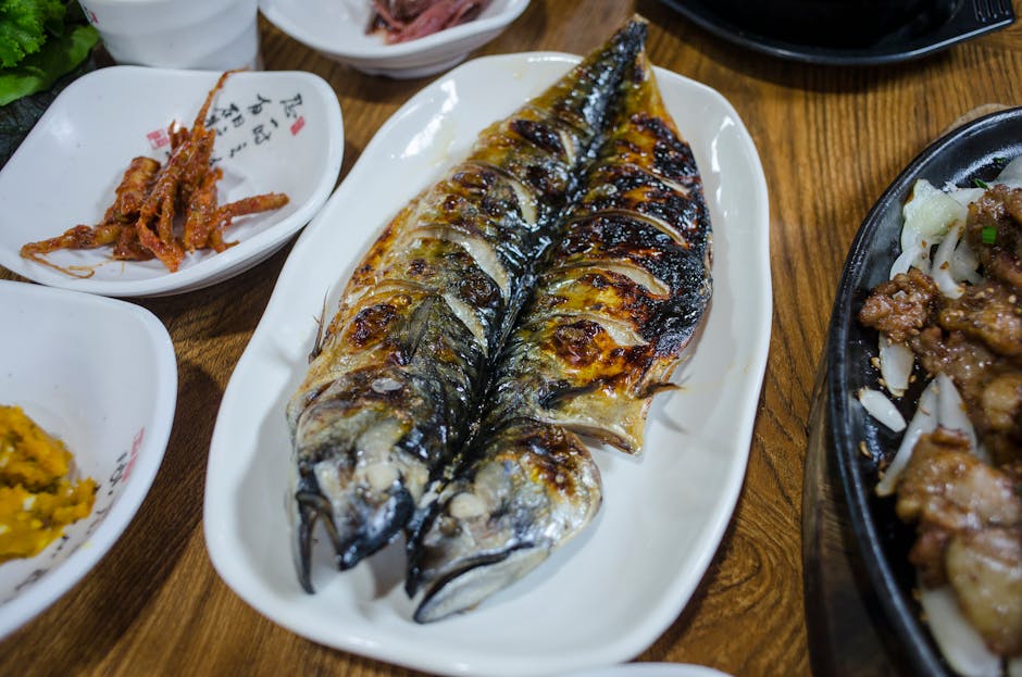 Grillet makrell med ristet hvitløkssmør