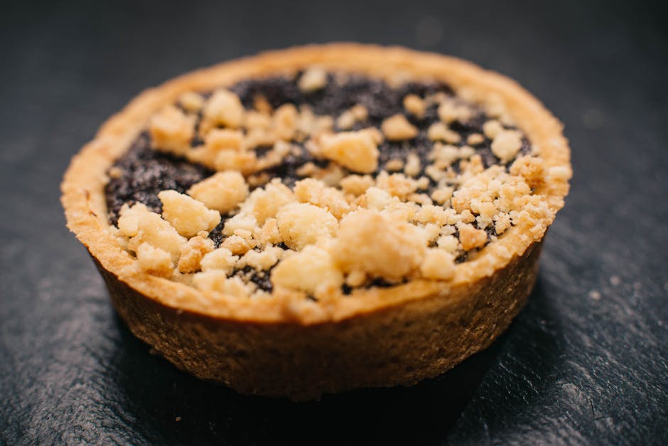 Maitake-terte med ingefærvin-saus