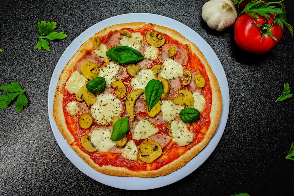 Vegetarisk tortilla-pizza med sommergrønnsaker