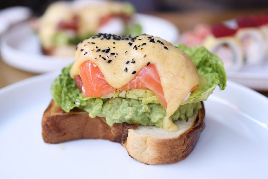 Wasabi-laks-sandwich med tarochips