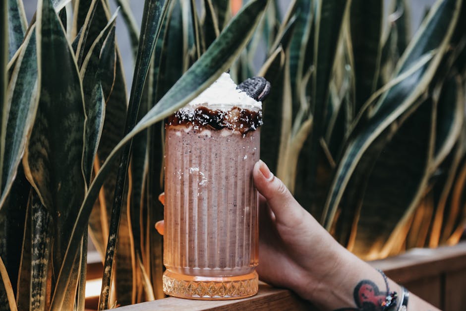 Mississippi Mud Pie Milkshake med Bourbon