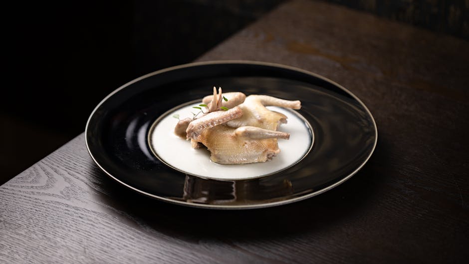 Stekte viltkyllinger med urterik ricottablanding