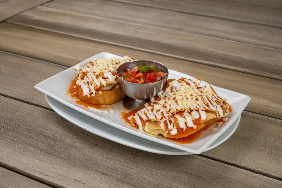 Kremete kalkunenchiladas med paprika