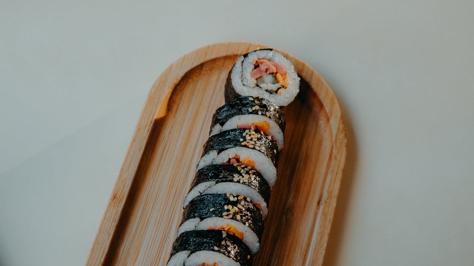 Kimbap (koreansk sushirull)