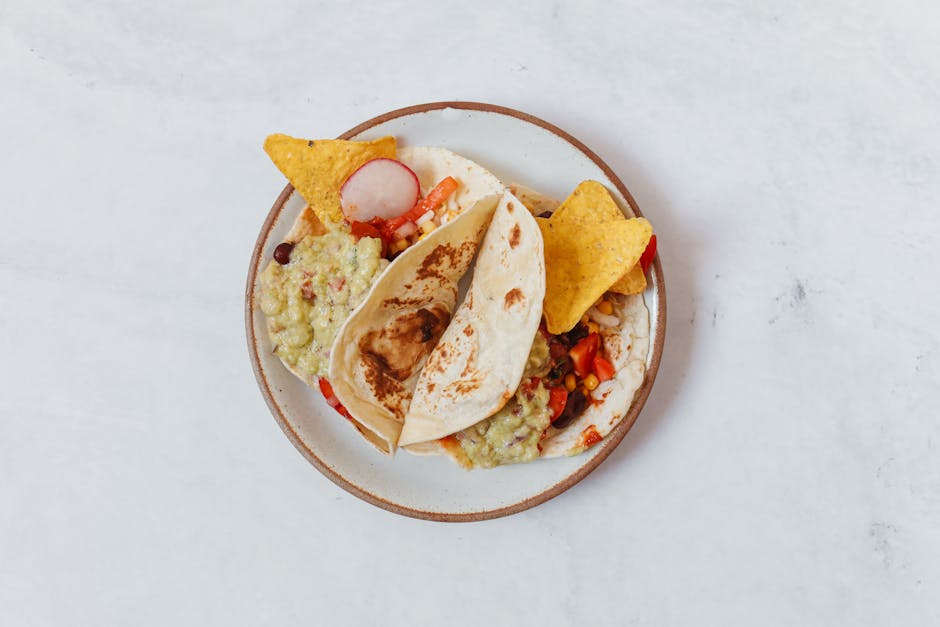 Taco-kyllingvinger med sprø tortillachips