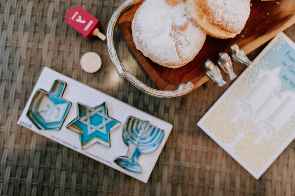 Chanukah-kjeks med appelsin og vanilje