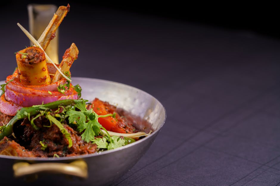 Søt lamkarri med eple og rosiner