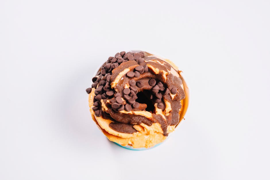 Sjokolade- og peanøttsmørtopper