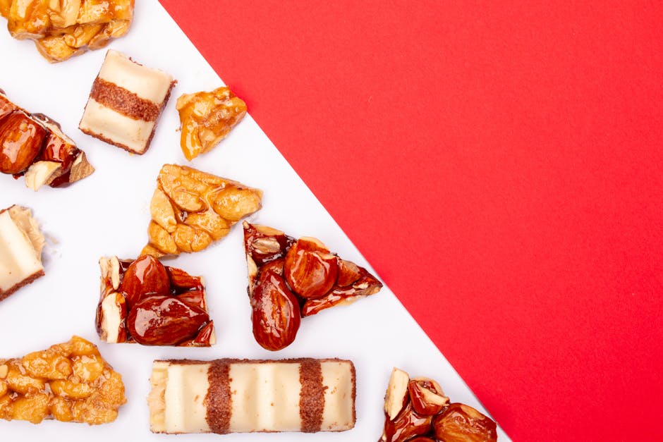 Kristas Toffee-biter med sjokolade og nøtter