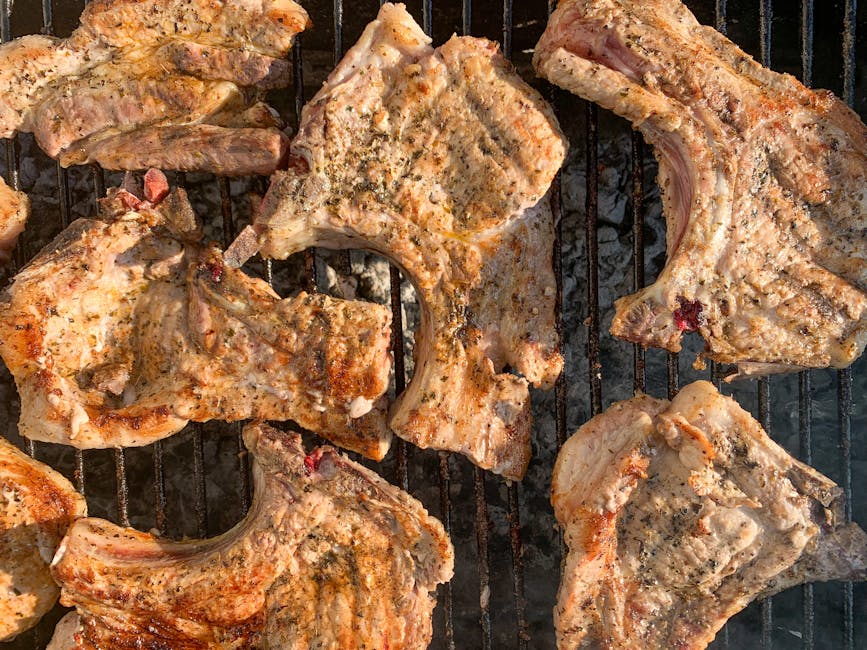 Ovnsbakt BBQ-svinekam