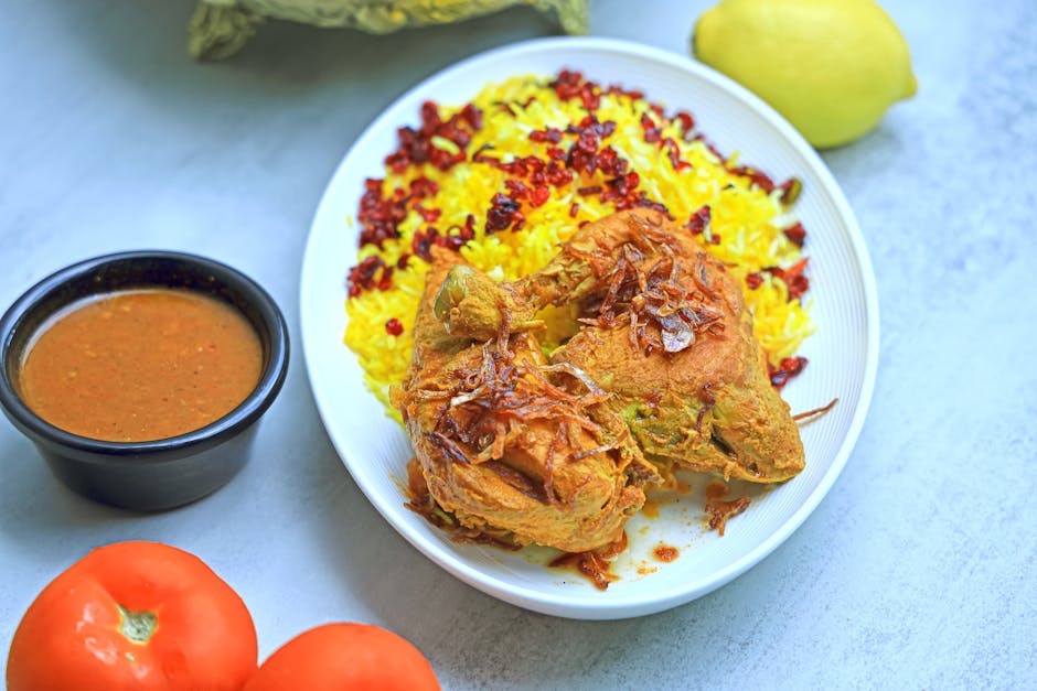 Gresk kylling med safran og rosiner