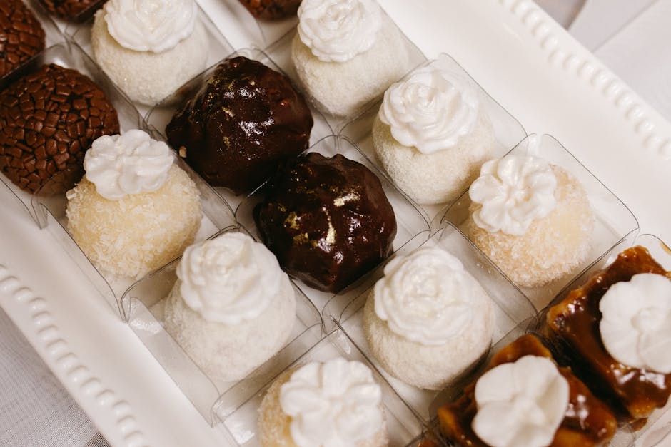 Hjemmelagde kokos- og sjokoladekonfekt