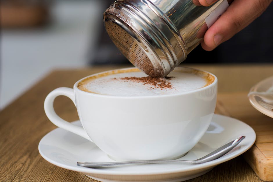 Hjemmelaget smakstilsatt cappuccinomiks