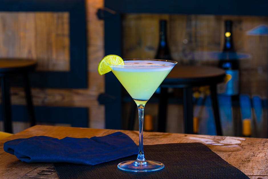 Bringebær Lemonade Martini