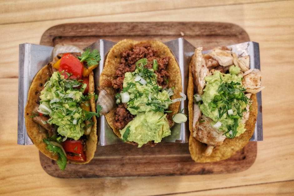 Krydrede tacos med kjøttdeig og cheddar