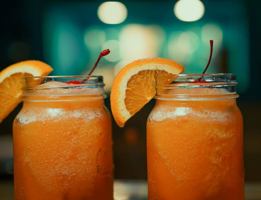 Forfriskende bourbon-sitrus-slush