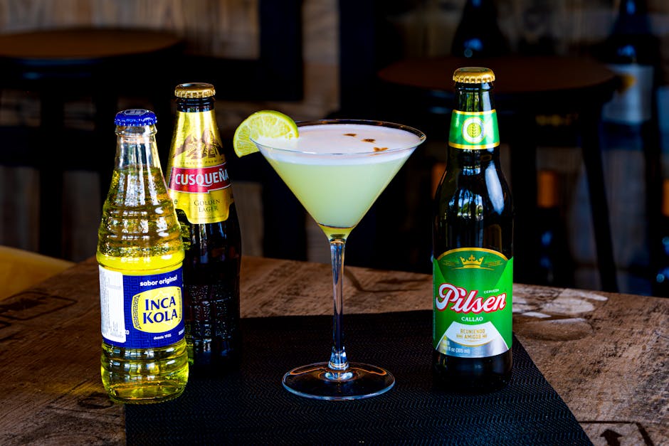 Ølbudsjett Bellini med fersken og sitron-lime