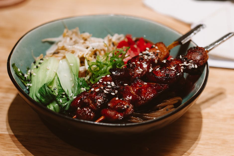 Asiatisk svinefilet med chili og sesam