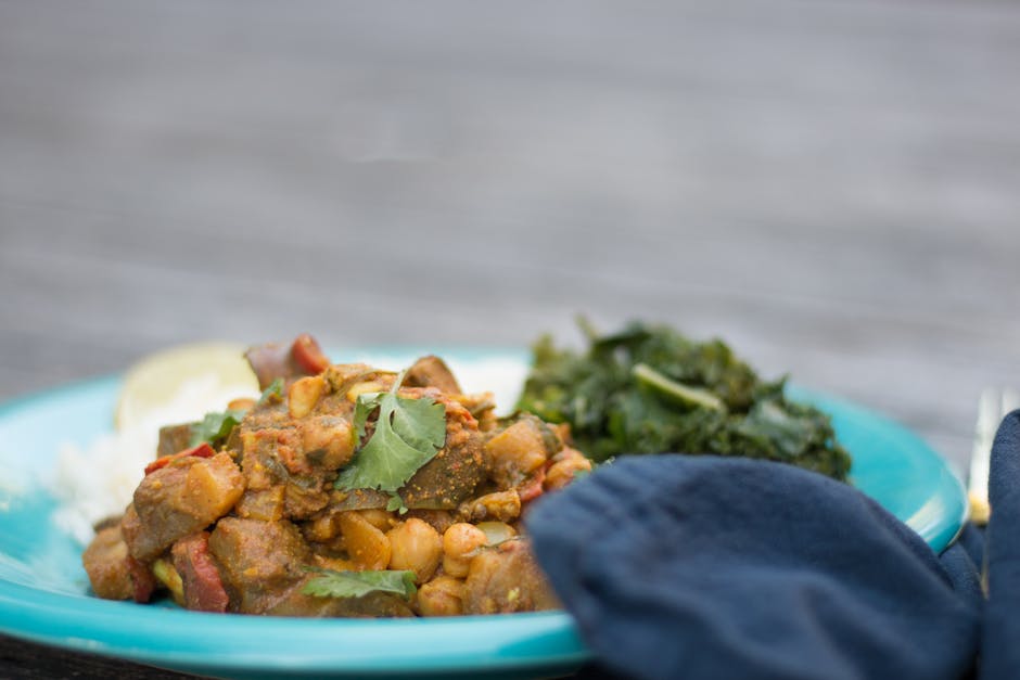 Tempeh- og grønnkålcurry