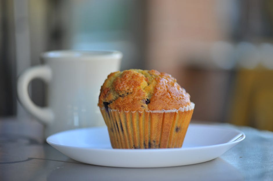 Saftige kokos- og kaffemuffins