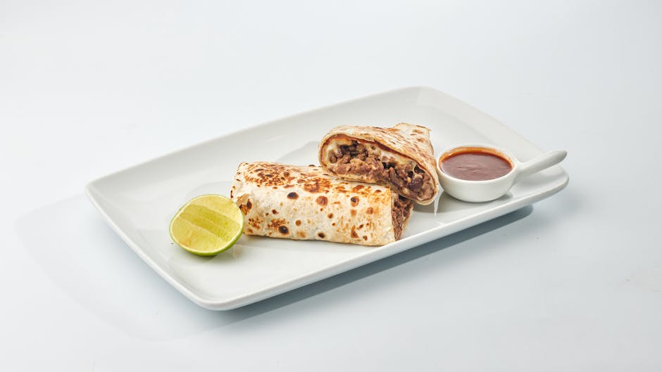 Burritos med kjøttdeig, brokkoli og cheddar