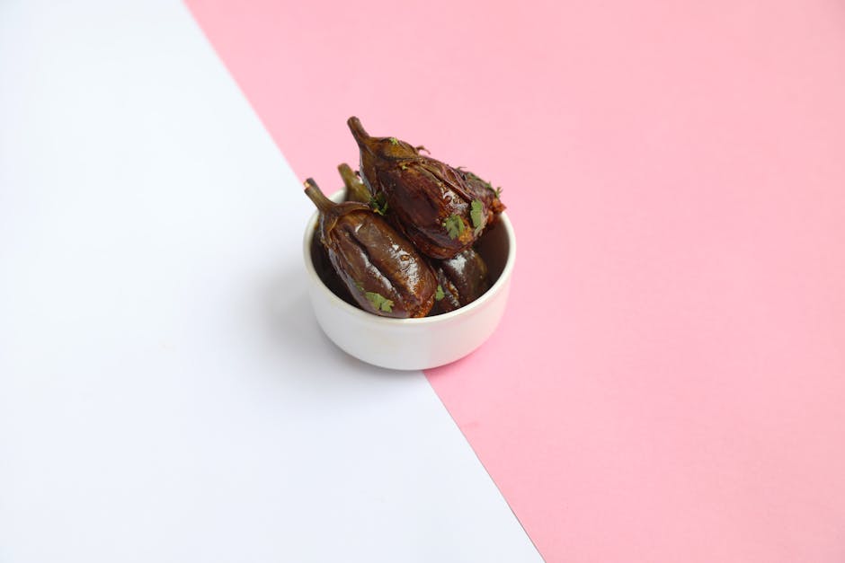 Indisk fylt aubergine med krydret fyll