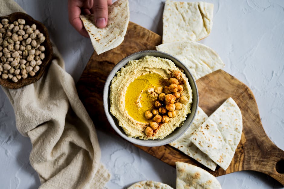 Kremet søtpotet-hummus