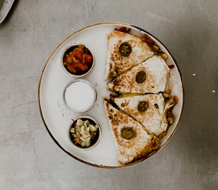 Jalapeño- og baconquesadillas til frokost