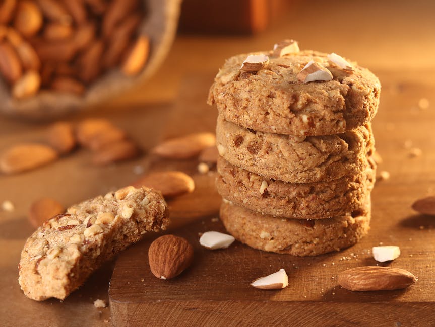 Almond Joy-inspirerte kjeks med kokos og mandler