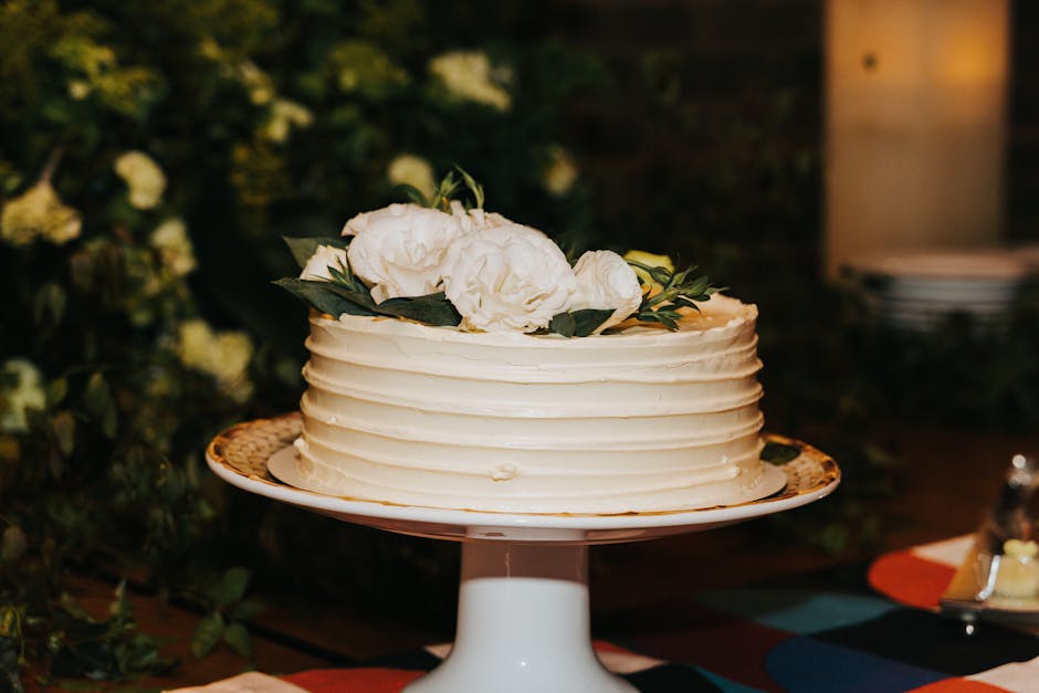 Vaniljekake med kjeks og smørkrem