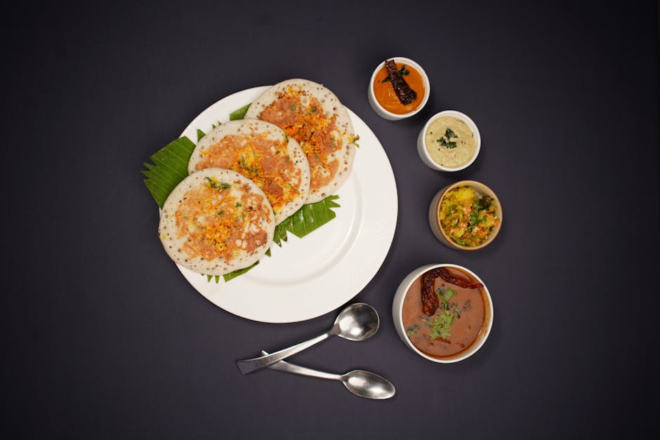 Indiske pannekaker (Uttapam)