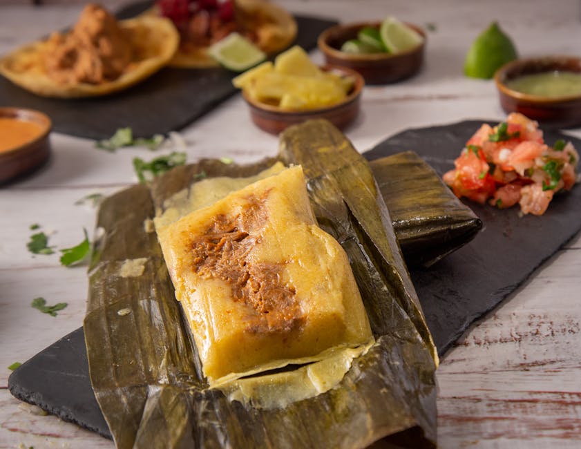 Autentiske cubanske tamales med svinekjøtt