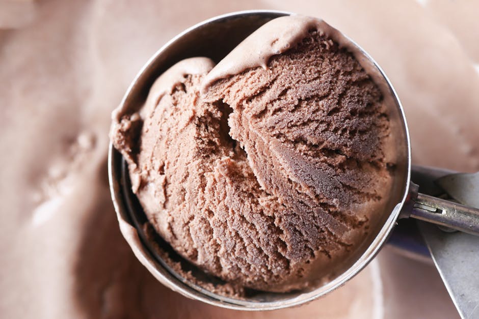 Vegansk sjokoladeis med aquafaba