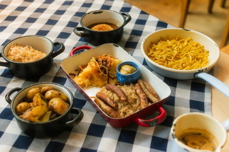 Polsk Chop Suey med Pølse og Surkål