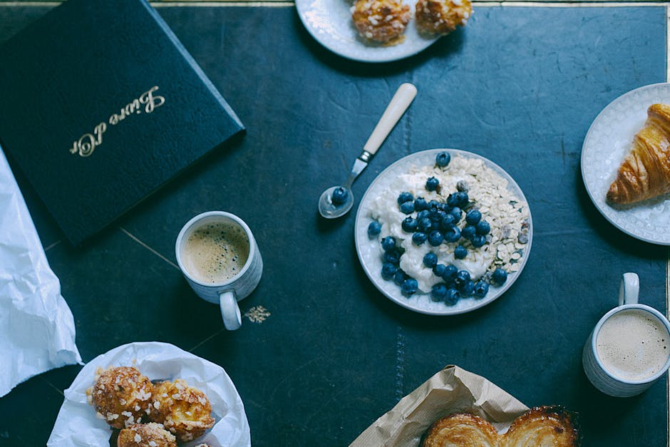 Saftige blåbærboller til frokost