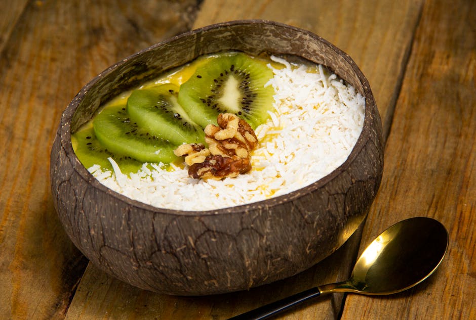 Kremet tapiokapudding med kokosnøtt