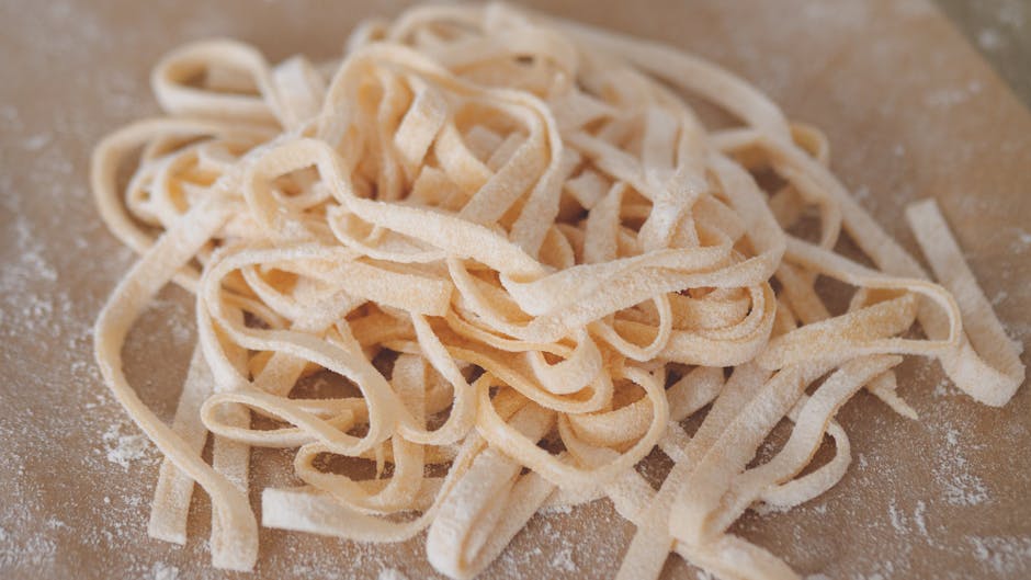 Hjemmelaget pasta uten pastamaskin (Tagliatelle)