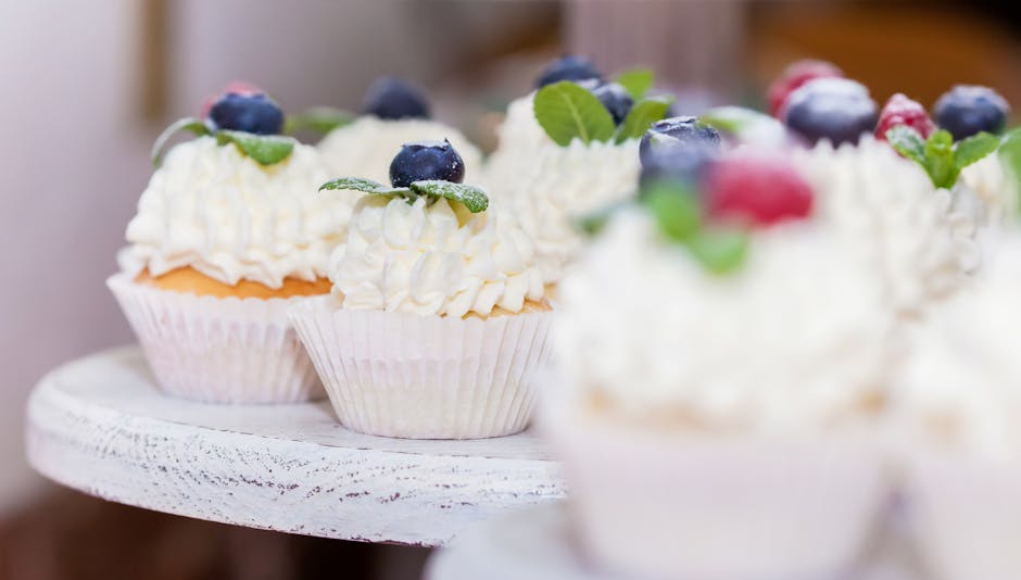 Cupcakes med kremfyll