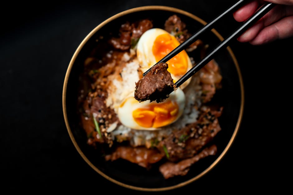 Japansk kjøttdeig med ingefær og soyasaus