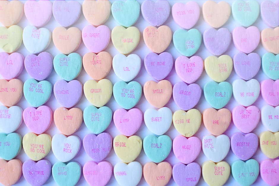 Rosa isbiter med kanelhjerter