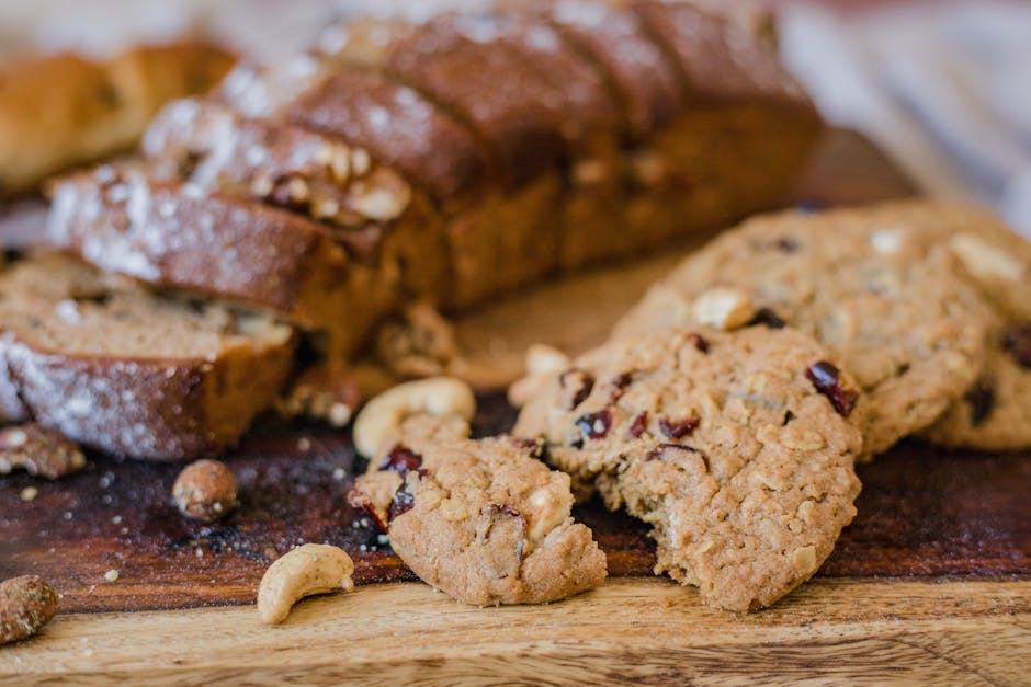 Enkle nøttekjeks med valnøtter