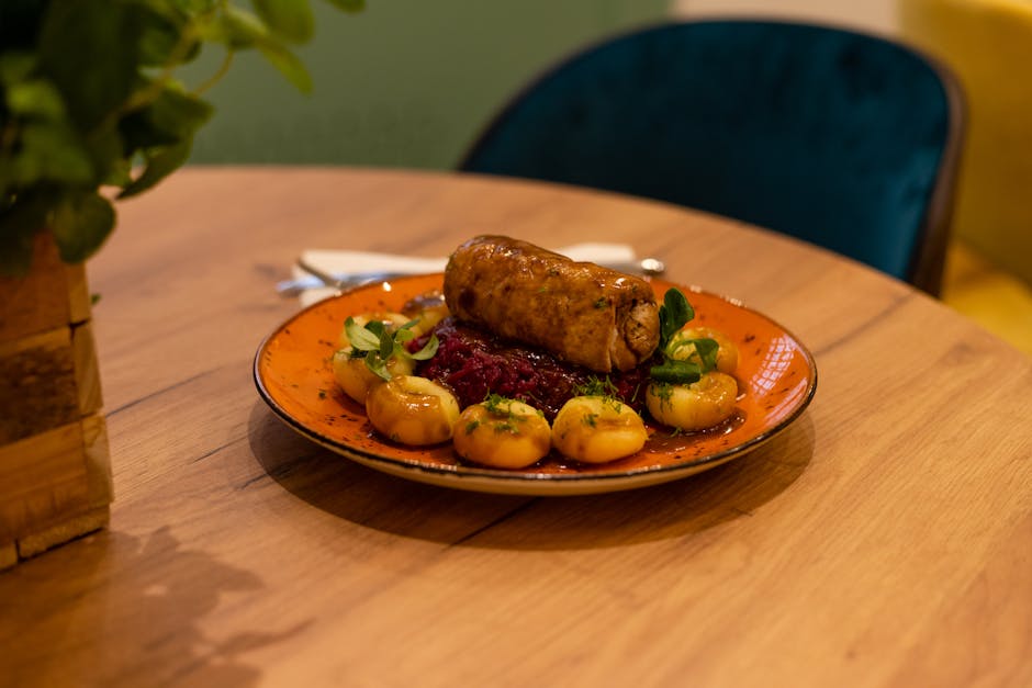 Kremet rødbet- og pølsespread med yam