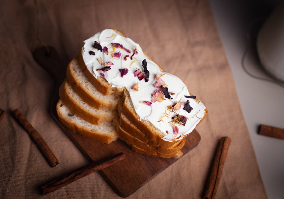 Enkelt iskrembrød med to ingredienser