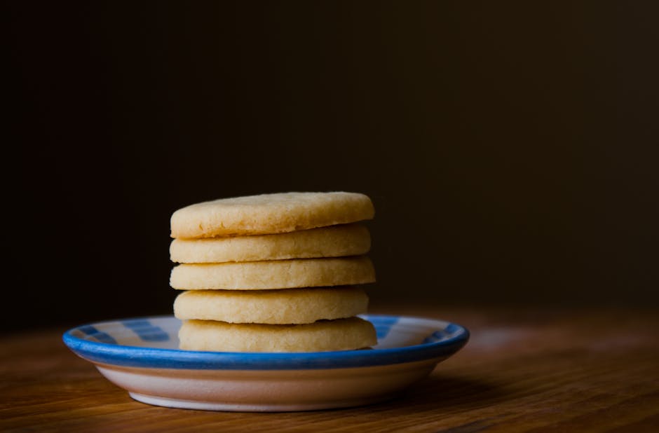 Shortbread med lønnesirup, bacon og gressløk